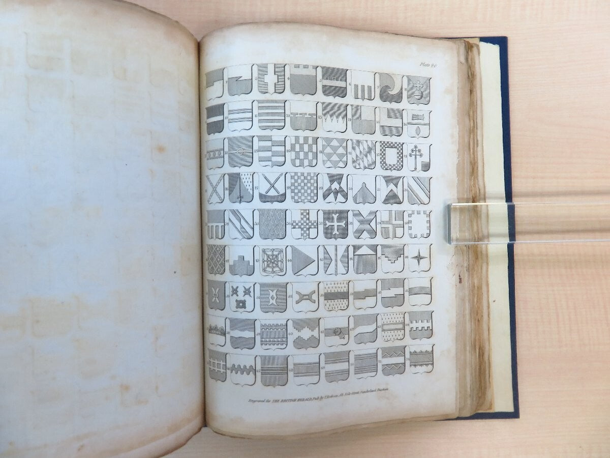 The British Herald 1St Edition Complete 1830, Turner & Marwood Armorial Bearings