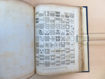 The British Herald 1St Edition Complete 1830, Turner & Marwood Armorial Bearings