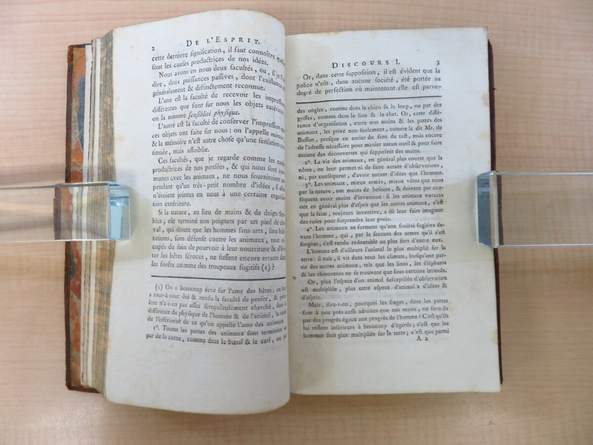 Oeuvres Compltes De M. Helvetius, 1St Edition, Complete Set Of 5 Volumes, 1781