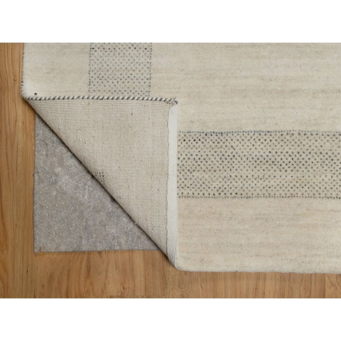 8'1"X10' White Modern Lori Buft Animal Figurines Wool Hand Knotted Rug