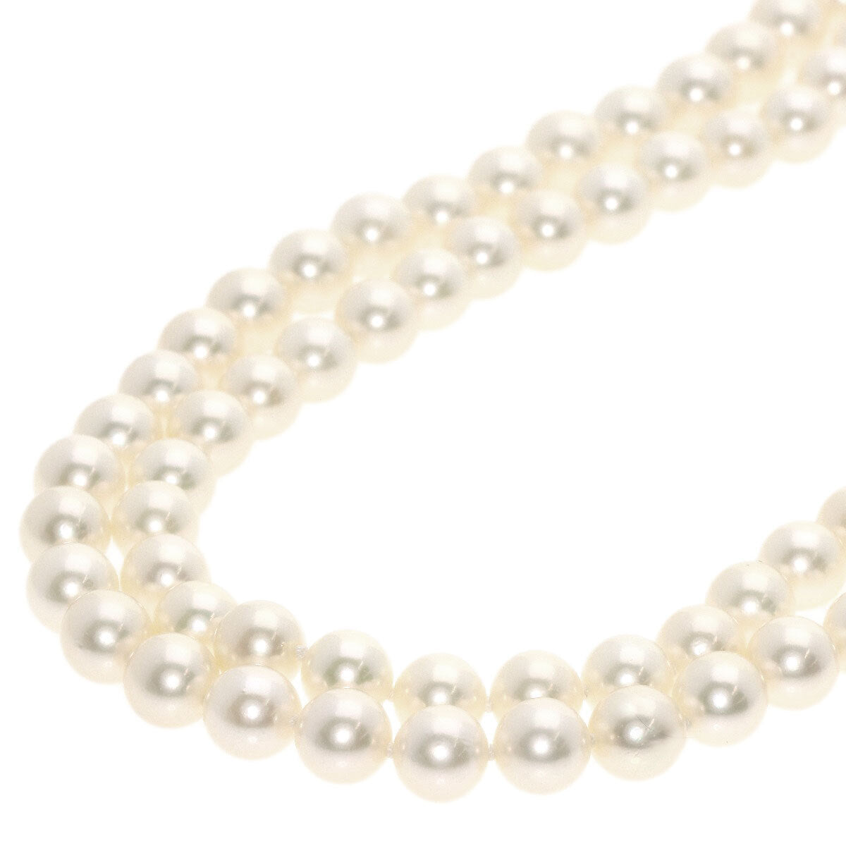 Mikimoto   Necklace Long Pearl K14 White Gold