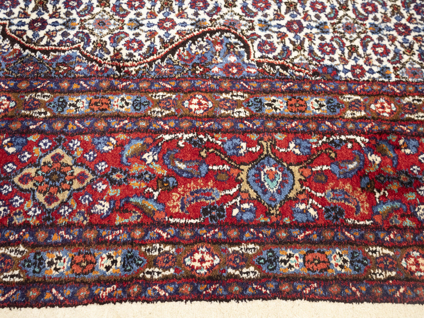 Vintage Oriental Rug Traditional Classic Floral