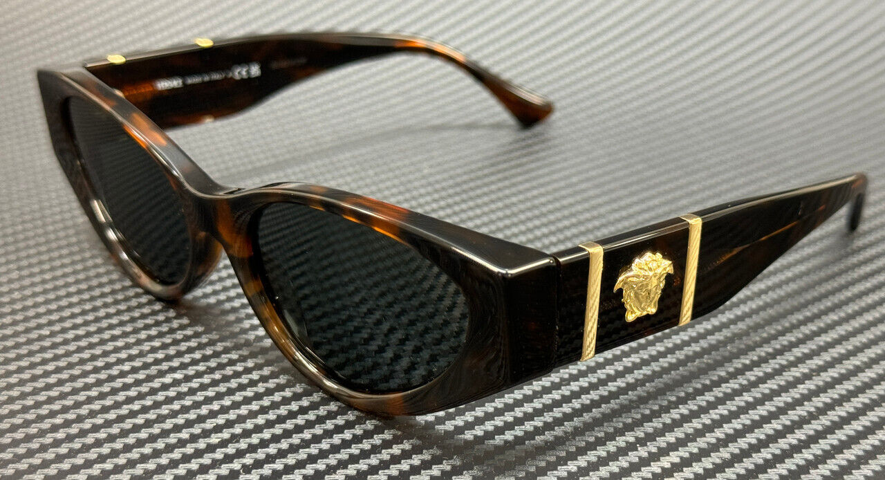 VERSACE VE4454 542987 Havana Dark Grey Women's 55