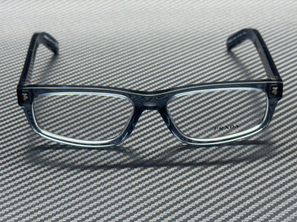 PRADA PR B02V 17T1O1 Transparent Ocean Men's 57 mm Eyeglasses