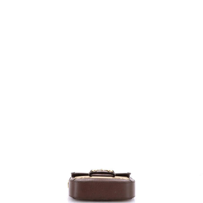 Gucci Horsebit 1955 Shoulder Bag Jumbo Gg Canvas Mini