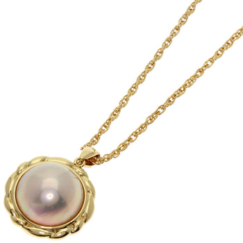 TASAKI   Necklace Mabe Pearl Pearl K18 Yellow Gold