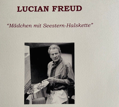 Lucian Freud Signed Coa Lithograph Numbered 275 (Edvard Munch)