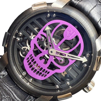Romain Jerome Skylab 48 Purple Skull Rj.M.Au.030.22 Purple Pvd Coated