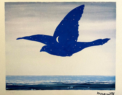 Ren Magritte Lithograph Coa Signed Numbered By Hand