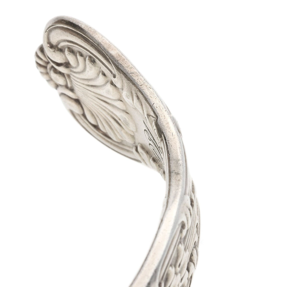 Silver TIFFANY&Co. Spoon Bangle Bracelet