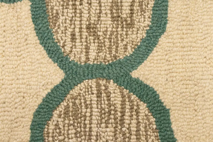 Multicolored Trellis Design 5X8 Hand-Tufted