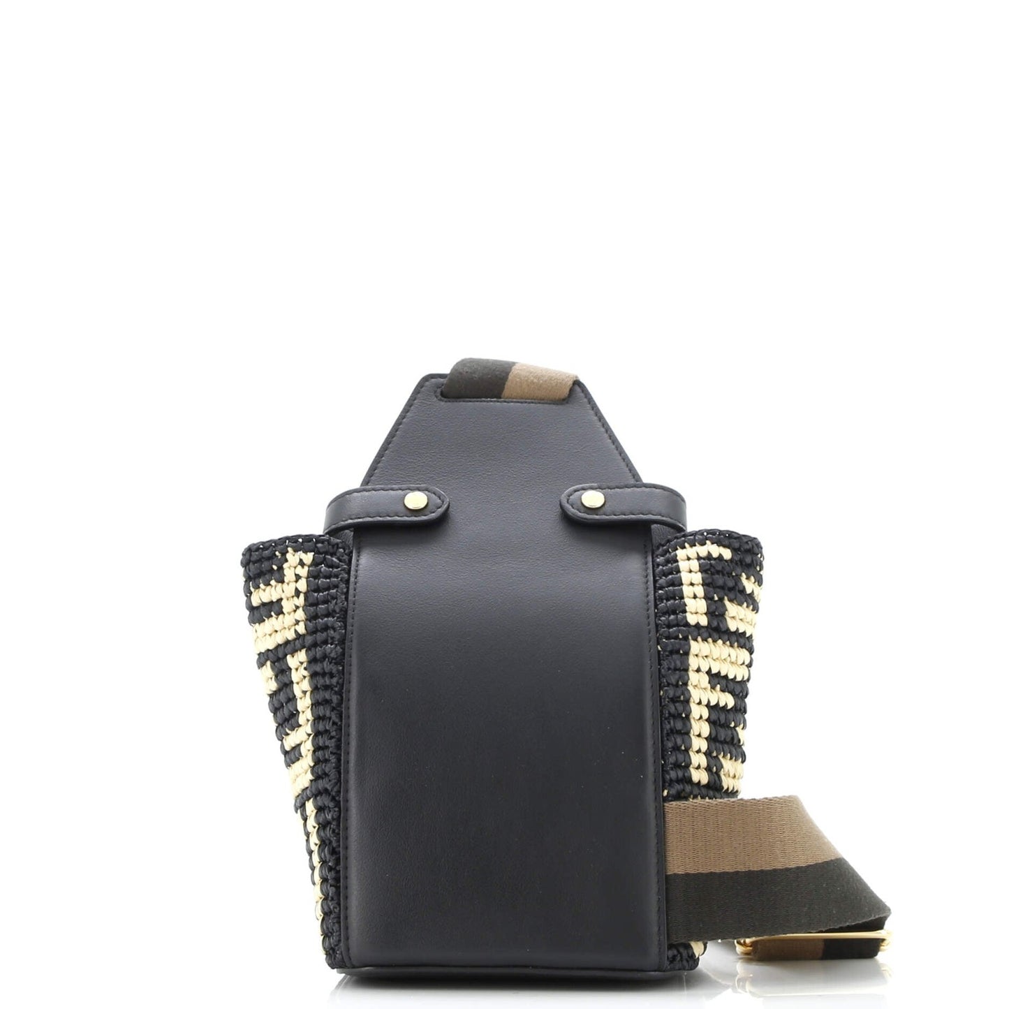 Fendi Guitar Bag Zucca Raffia Mini