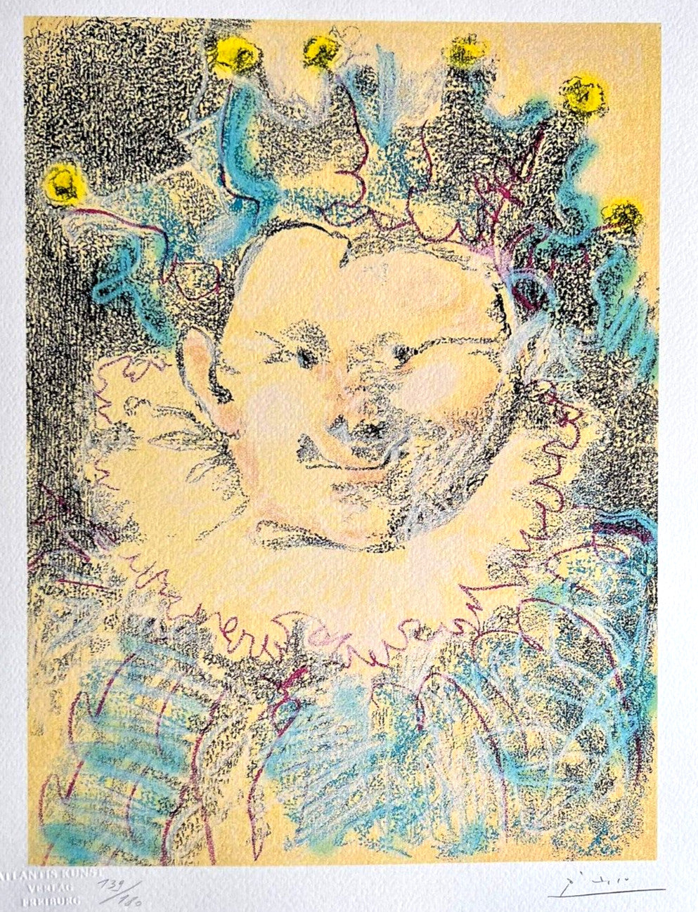 Pablo Picasso (Lithograph Signed Coa) (Limited Pencil Numbered)