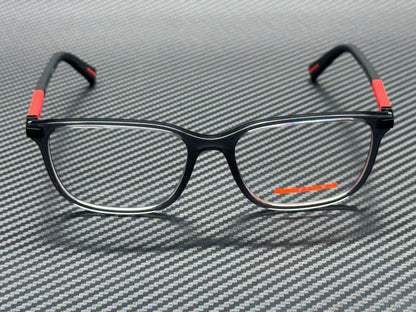 PRADA LINEA ROSSA PS 02RV 01D1O1 Transparent Anthracite Men's 56 mm Eyeglasses
