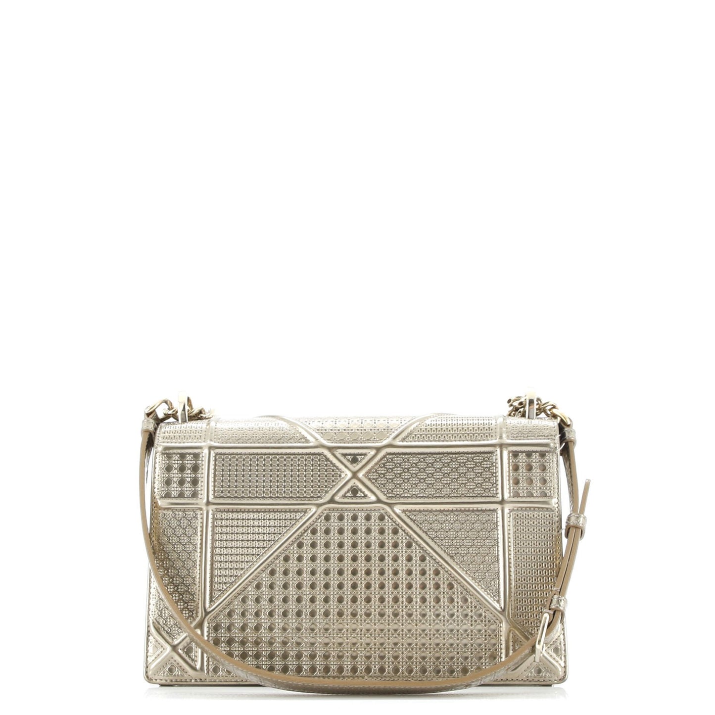 Christian Dior Diorama Flap Bag Cannage Embossed Calfskin Medium