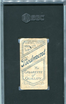 1910 Piedmont Cigarettes T206 Harry Hinchman Sgc 1 Pr Card