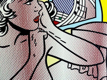 Roy Lichtenstein Lithograph Coa Signed Numbered Limited