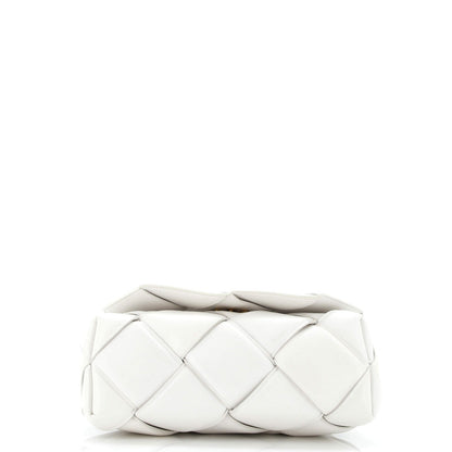 Bottega Veneta Top Handle Shoulder Bag Padded Maxi Intrecciato Leather