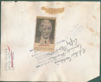 Cochrane/Mack/Grove 1936 Philadelphia A'S 8X10 B/W Wire/Press Photo 150727