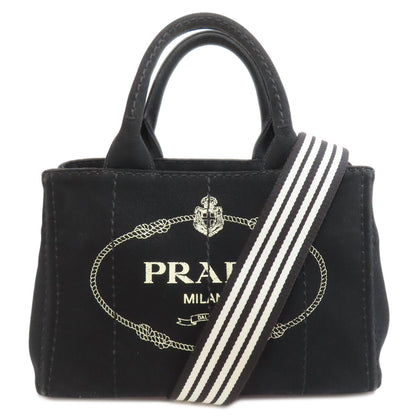 Prada   Handbag Canapa Mini 2Way Canvas