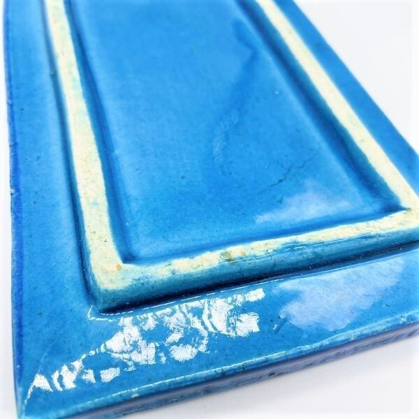 Vintage Bitossi Aldo Londi Box Blue & Green Art Pottery Trinket Box Mid Century