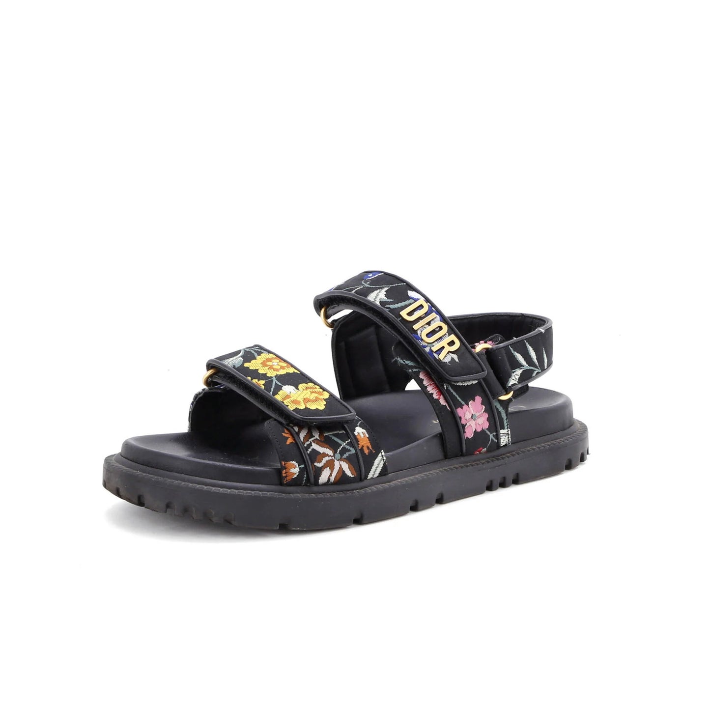 Christian Dior Women'S Dioract Sandals Printed Technical Fabric