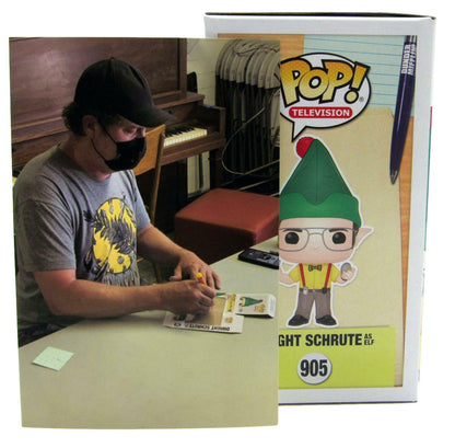 Rainn Wilson Signed Dwight Schrute The Office Funko Pop 905 Psa/Dna  Itp 160481
