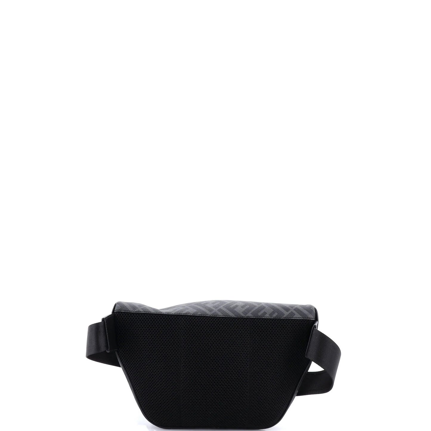 Fendi Ff 1974 Logo Waist Bag Zucca Coated Canvas Medium