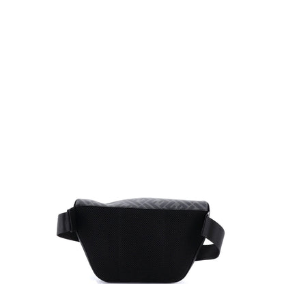 Fendi Ff 1974 Logo Waist Bag Zucca Coated Canvas Medium