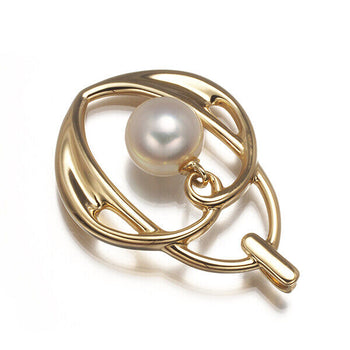 MIKIMOTO Pendant Akoya Pearl 7.0mm 14K 585 Yellow