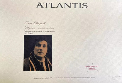 Marc-Chagall Lithograph Hand-Made Coa Hand-Signed Op