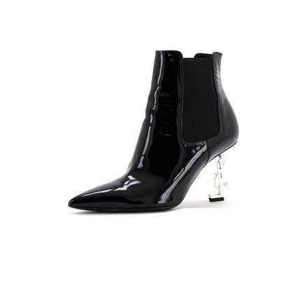 Saint Laurent Women'S Opyum Ankle Boots Patent