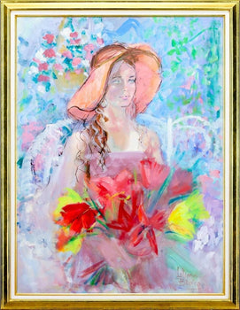 Lilliana Braico Afternoon Of A Summer Day 1996 Original Oil Painting Signed