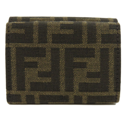 FENDI   Bifold Wallet with Coin Pocket Zucca