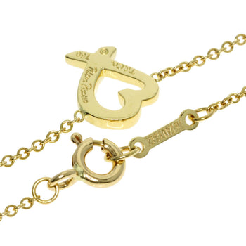 TIFFANY&Co. Necklace Loving Heart Mini K18 Yellow