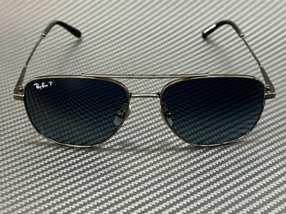 RAY BAN RB8097 165 S3 Gunmetal Blue Gradient Polarized Unisex 59 mm Sunglasses