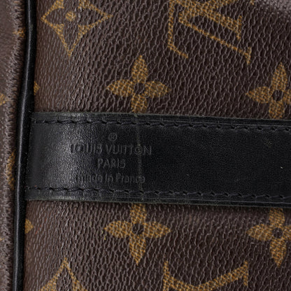 Louis Vuitton Keepall Bandouliere Bag Macassar Monogram Canvas 45