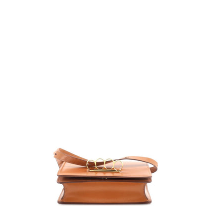 Alexander Mcqueen Four Ring Flap Shoulder Bag Leather Small