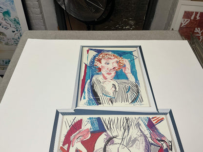 David Hockney An Image Of Gregory " Offset Lithograph Pop Art