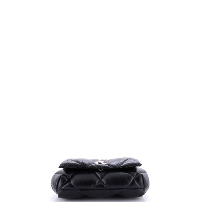 Balenciaga Touch Clutch Quilted Puffy Leather Medium