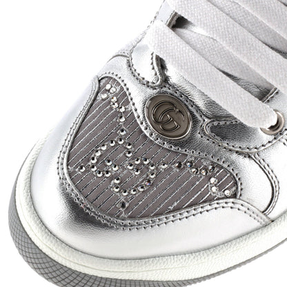 Gucci Screener Sneakers Gg Canvas With Crystals