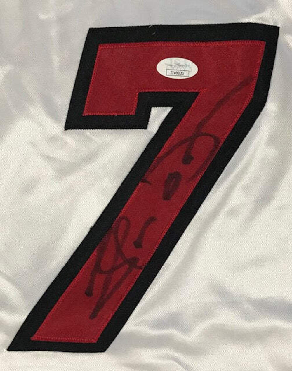 Lamar Odom Autographed Authentic Miami Heat Jersey (Jsa)