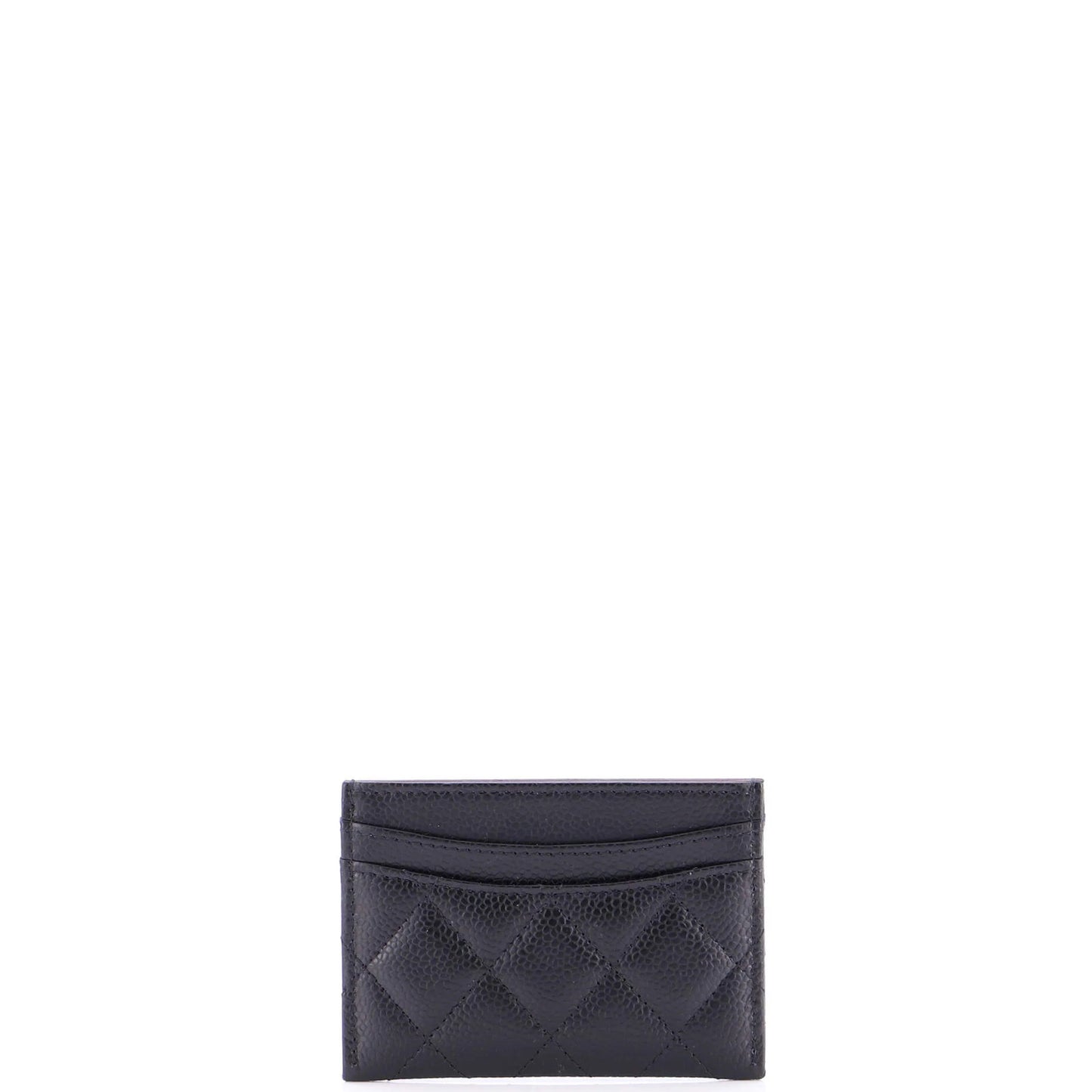 Chanel Classic Card Holder Quilted Caviar
