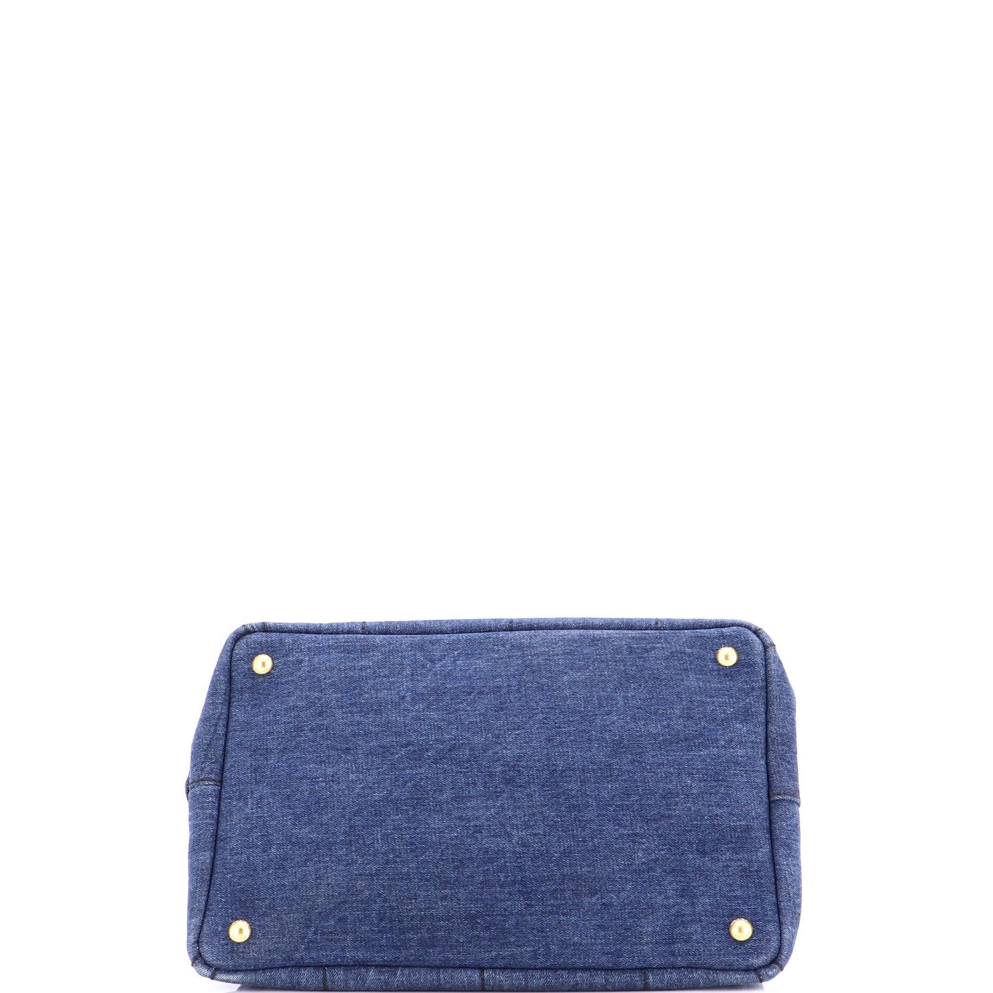 Prada Canapa Convertible Tote Denim Medium