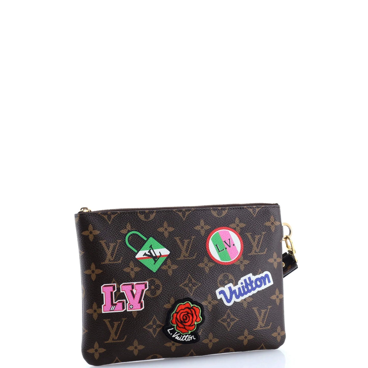 Louis Vuitton City Pouch Limited Edition Patches Monogram Canvas