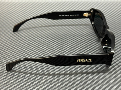 VERSACE VE4487 GB1 87 Black Grey Women's 54 mm Sunglasses