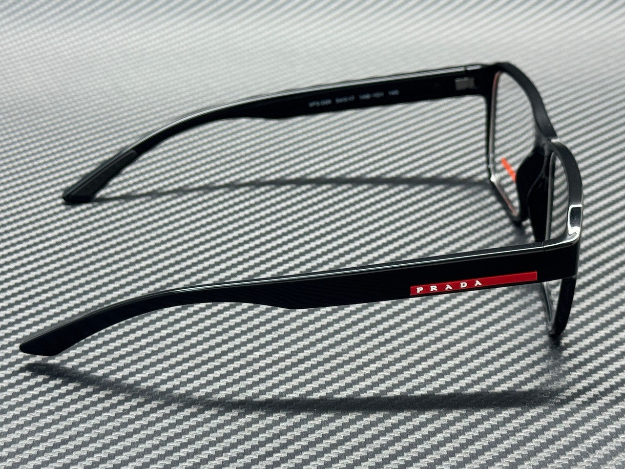 PRADA LINEA ROSSA PS 05RV 1AB1O1 Black Men's 54 mm Eyeglasses