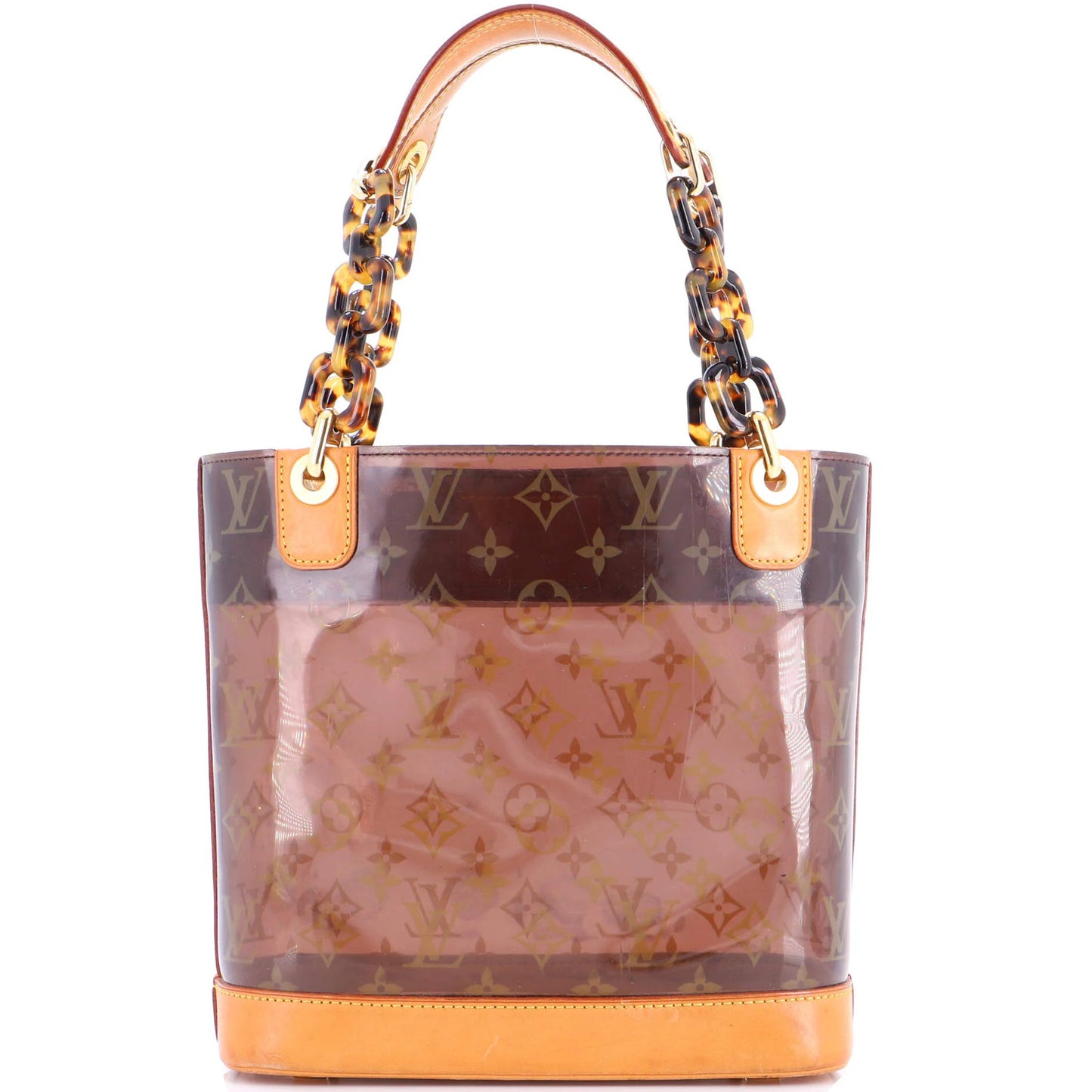 Louis Vuitton Sac Ambre Handbag Monogram Vinyl Pm