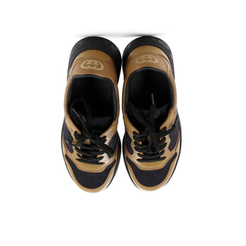 Gucci Men'S Chunky Low-Top Sneakers Gg Canvas With Leather