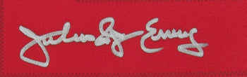 Julius Erving Autographed Mitchell & Ness Hof New